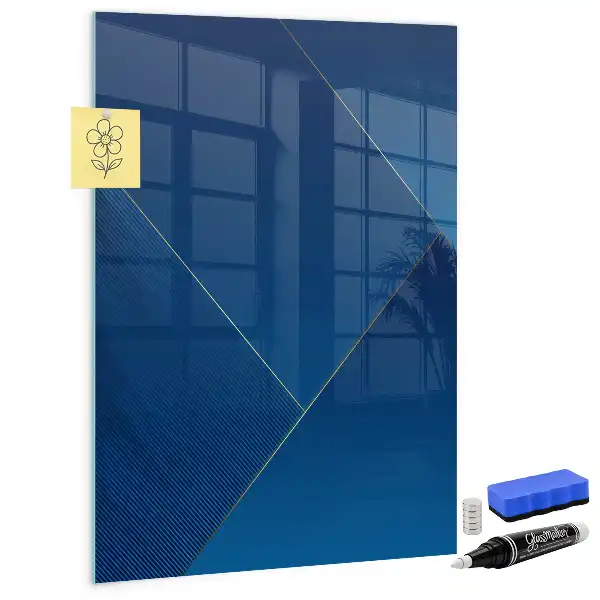 Pizarra magnética para escribir con patrón decorativo
