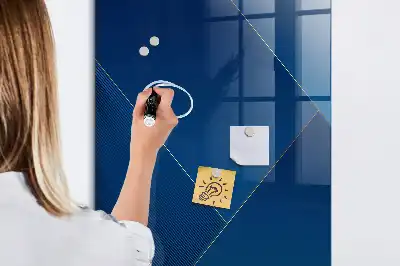 Pizarra magnética para escribir con patrón decorativo