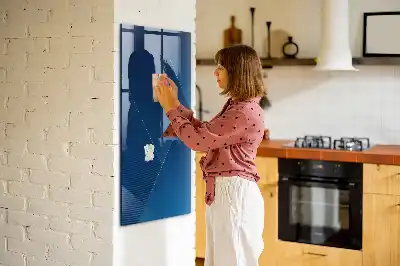 Pizarra magnética para escribir con patrón decorativo