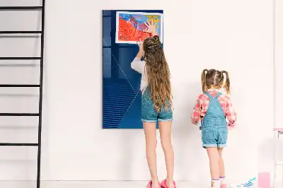 Pizarra magnética para escribir con patrón decorativo