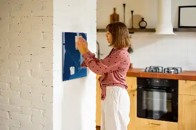 Pizarra magnética para escribir con patrón decorativo