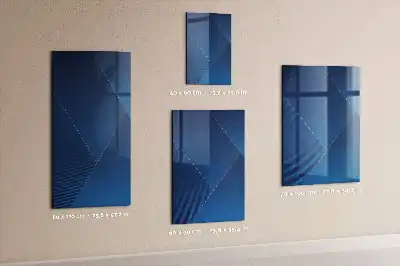 Pizarra magnética para escribir con patrón decorativo