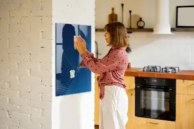 Pizarra magnética para escribir con patrón decorativo