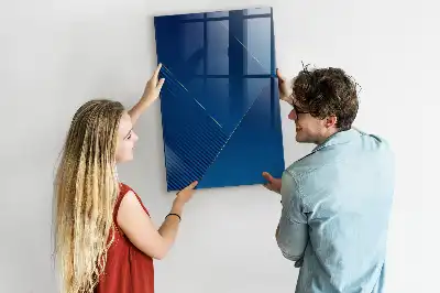 Pizarra magnética para escribir con patrón decorativo