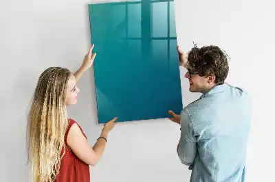Pizarra magnética para escribir con diseño de abstracción geométrica