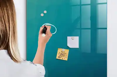 Pizarra magnética para escribir con diseño de abstracción geométrica