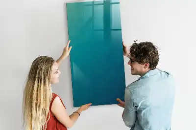 Pizarra magnética para escribir con diseño de abstracción geométrica