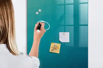 Pizarra magnética para escribir con diseño de abstracción geométrica