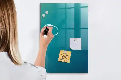 Pizarra magnética para escribir con diseño de abstracción geométrica