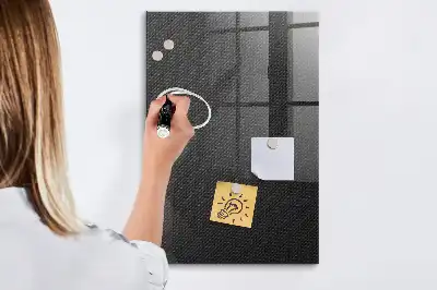 Pizarra magnética para escribir con patrón oscuro