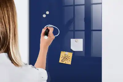 Pizarra magnética para escribir en color azul noche