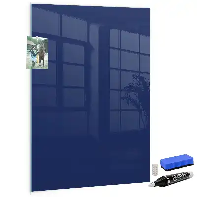 Pizarra magnética para escribir en color azul noche