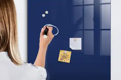 Pizarra magnética para escribir en color azul noche