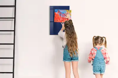 Pizarra magnética para escribir en color azul noche