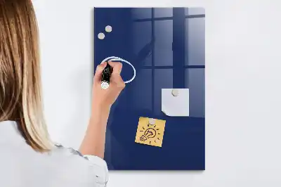 Pizarra magnética para escribir en color azul noche