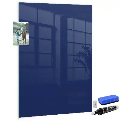 Pizarra magnética para escribir en color azul noche