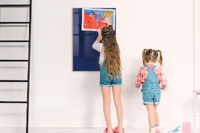 Pizarra magnética para escribir en color azul noche
