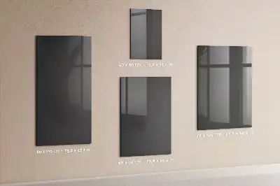 Pizarra magnética para escribir de color gris