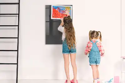 Pizarra magnética para escribir de color gris