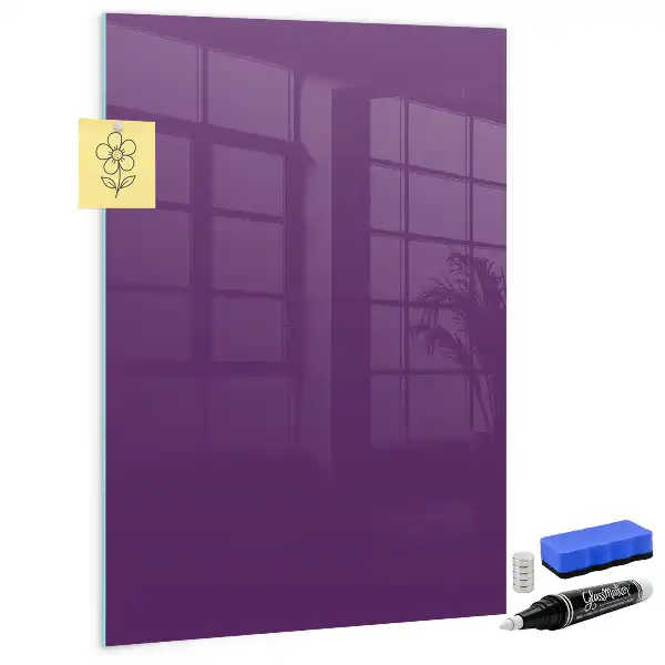Pizarra blanca magnética modelo violeta