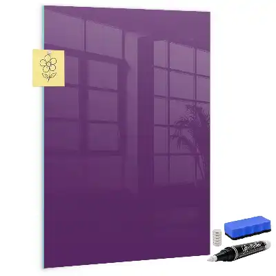 Pizarra blanca magnética modelo violeta