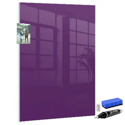 Pizarra blanca magnética modelo violeta