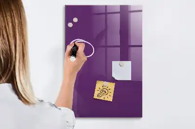 Pizarra blanca magnética modelo violeta