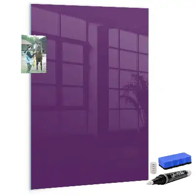 Pizarra blanca magnética modelo violeta