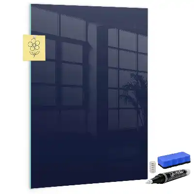 Pizarra magnética para escribir en color azul noche oscuro
