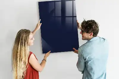 Pizarra magnética para escribir en color azul noche oscuro