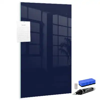 Pizarra magnética para escribir en color azul noche oscuro