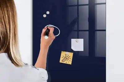 Pizarra magnética para escribir en color azul noche oscuro