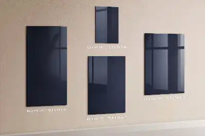 Pizarra magnética para escribir en color azul noche oscuro