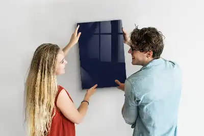Pizarra magnética para escribir en color azul noche oscuro