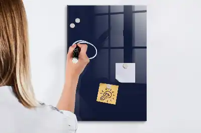Pizarra magnética para escribir en color azul noche oscuro
