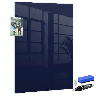 Pizarra magnética para escribir en color azul noche oscuro