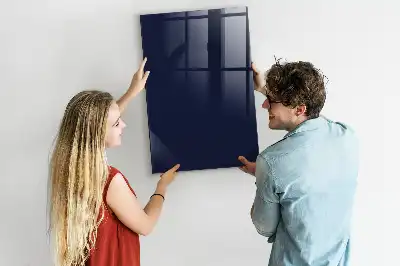 Pizarra magnética para escribir en color azul noche oscuro