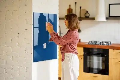 Pizarra magnética para escribir de color azul