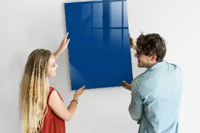 Pizarra magnética para escribir de color azul