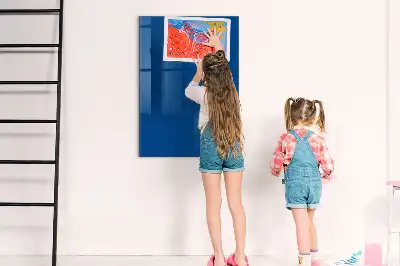 Pizarra magnética para escribir de color azul