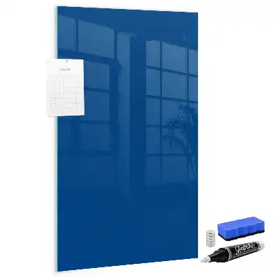 Pizarra magnética para escribir de color azul
