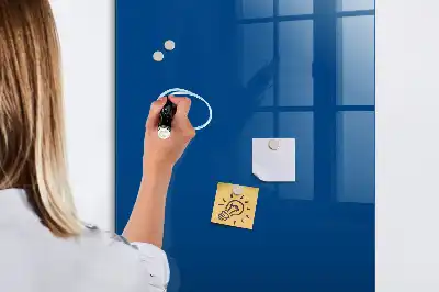 Pizarra magnética para escribir de color azul