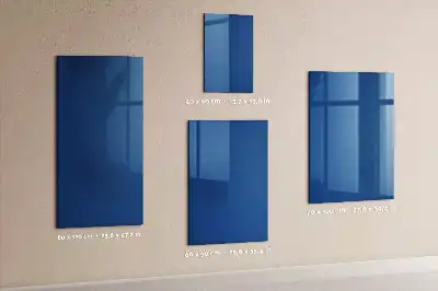 Pizarra magnética para escribir de color azul