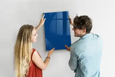 Pizarra magnética para escribir de color azul
