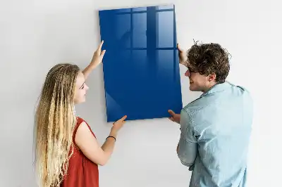 Pizarra magnética para escribir de color azul