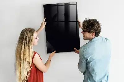 Pizarra magnética para escribir en color negro