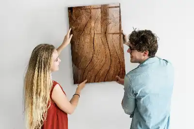 Pizarra blanca magnética con marco de madera antigua