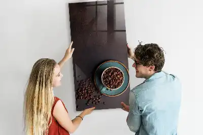 Pizarra magnética para escribir granos de café