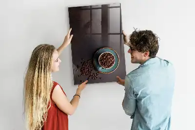 Pizarra magnética para escribir granos de café