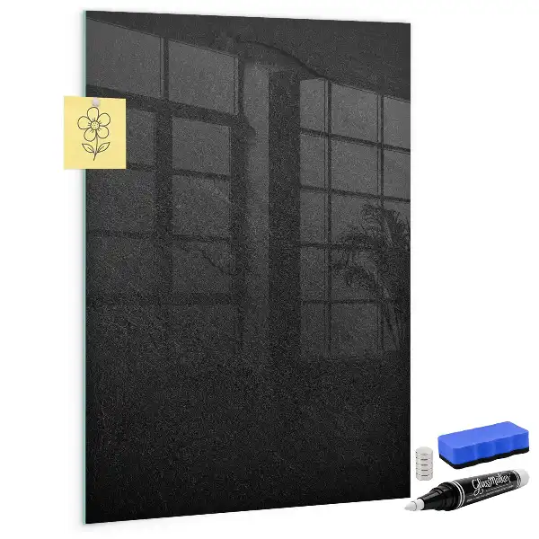 Pizarra blanca magnética modelo Roca oscura